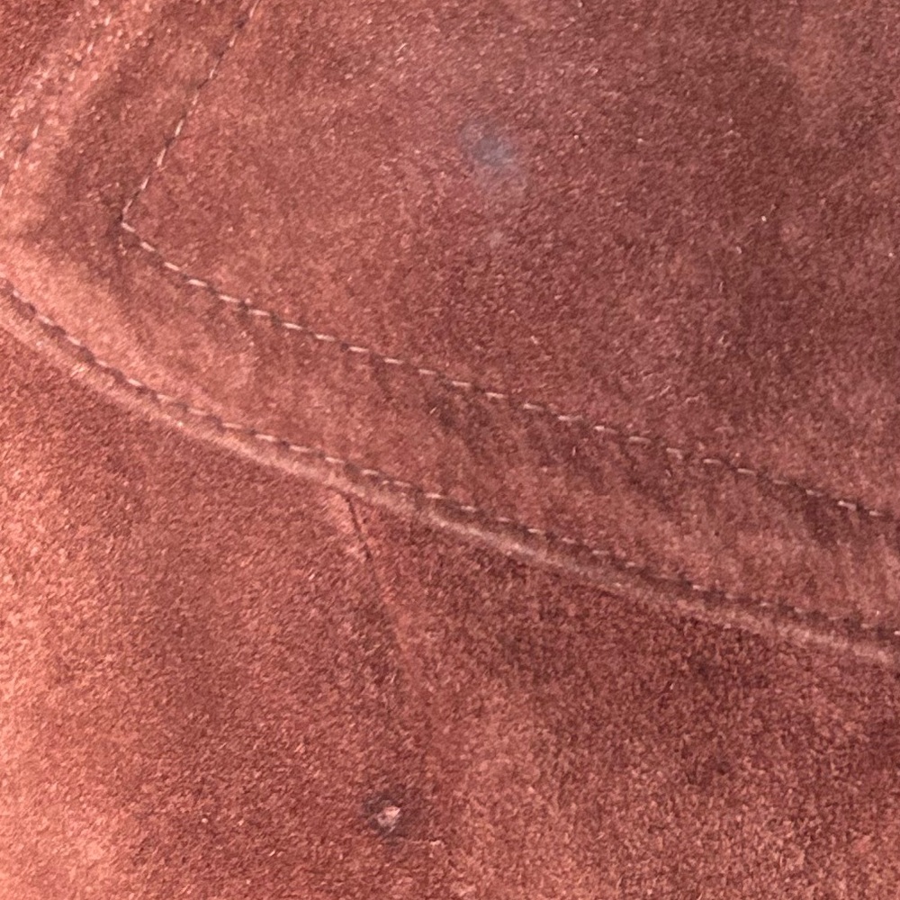 1970s Suede Wrap Coat - Picture 8 of 10